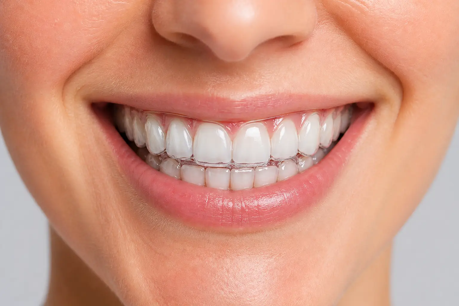 Sonrisa con dientes alineados como resultado de tratamiento Invisalign en Sevilla con la Dra. Amalfi Mármol